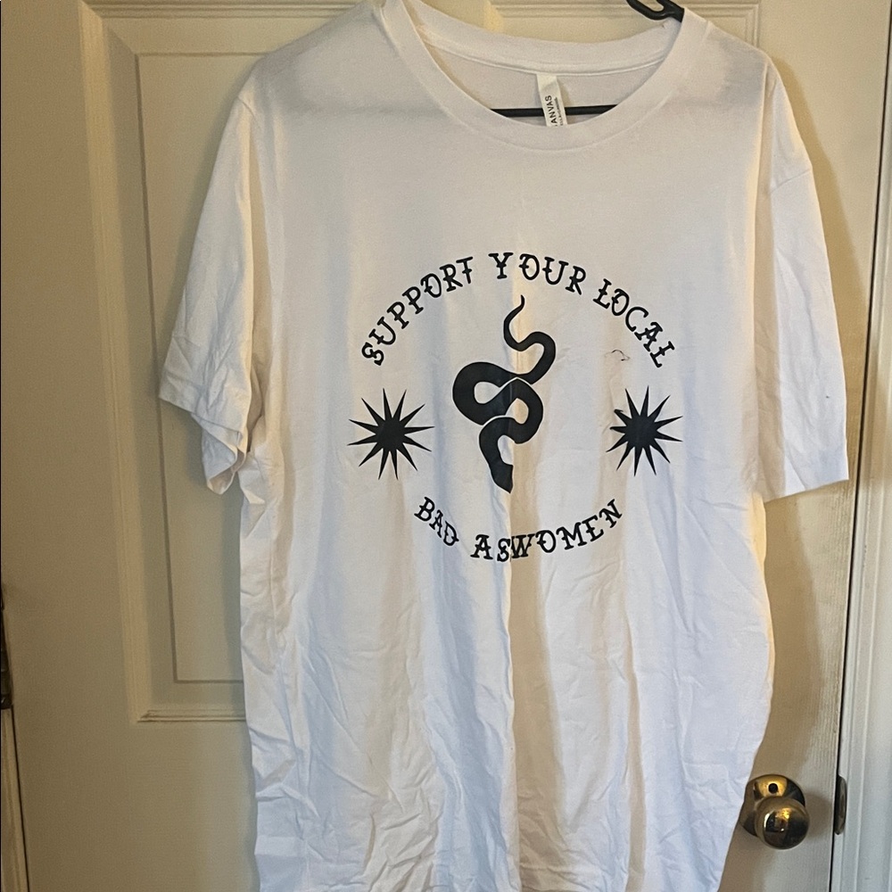 Bella Canvas White Graphic Tee